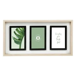 OSTARIA Pêle-mêle mural 3 photos (47 x 23,5 cm) Néo Beige Online