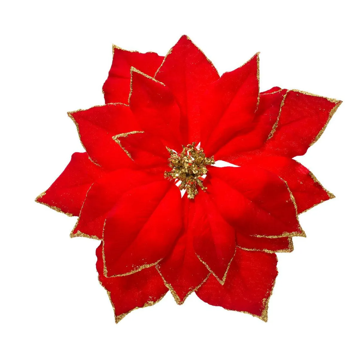 KAEMINGK Poinsettia de Noël (D24 cm) Venezia Rouge Online