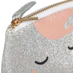 OSTARIA Porte monnaie paillettes enfant (11 cm) Licorne Argent Outlet