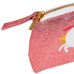 OSTARIA Porte monnaie paillettes enfant (11 cm) Licorne Rose Sale