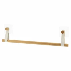TENDANCE Porte serviette adhésif 1 barre (50 cm) Easy Chic Blanc Clearance