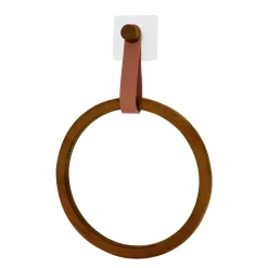 TENDANCE Porte serviette adhésif arrondi (D21 cm) Season Color Ambre Sale