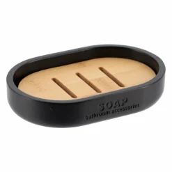 TENDANCE Porte-savon Mékong Noir Hot