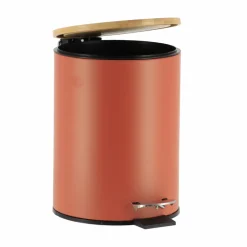 TENDANCE Poubelle à pédale avec frein de chute Timeless Terracotta Clearance