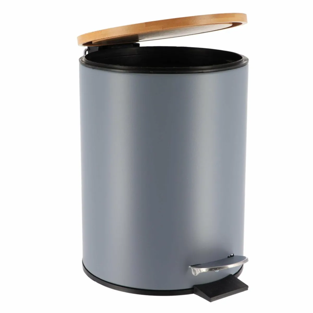 TENDANCE Poubelle à pédale avec frein de chute Timeless e Gris Discount