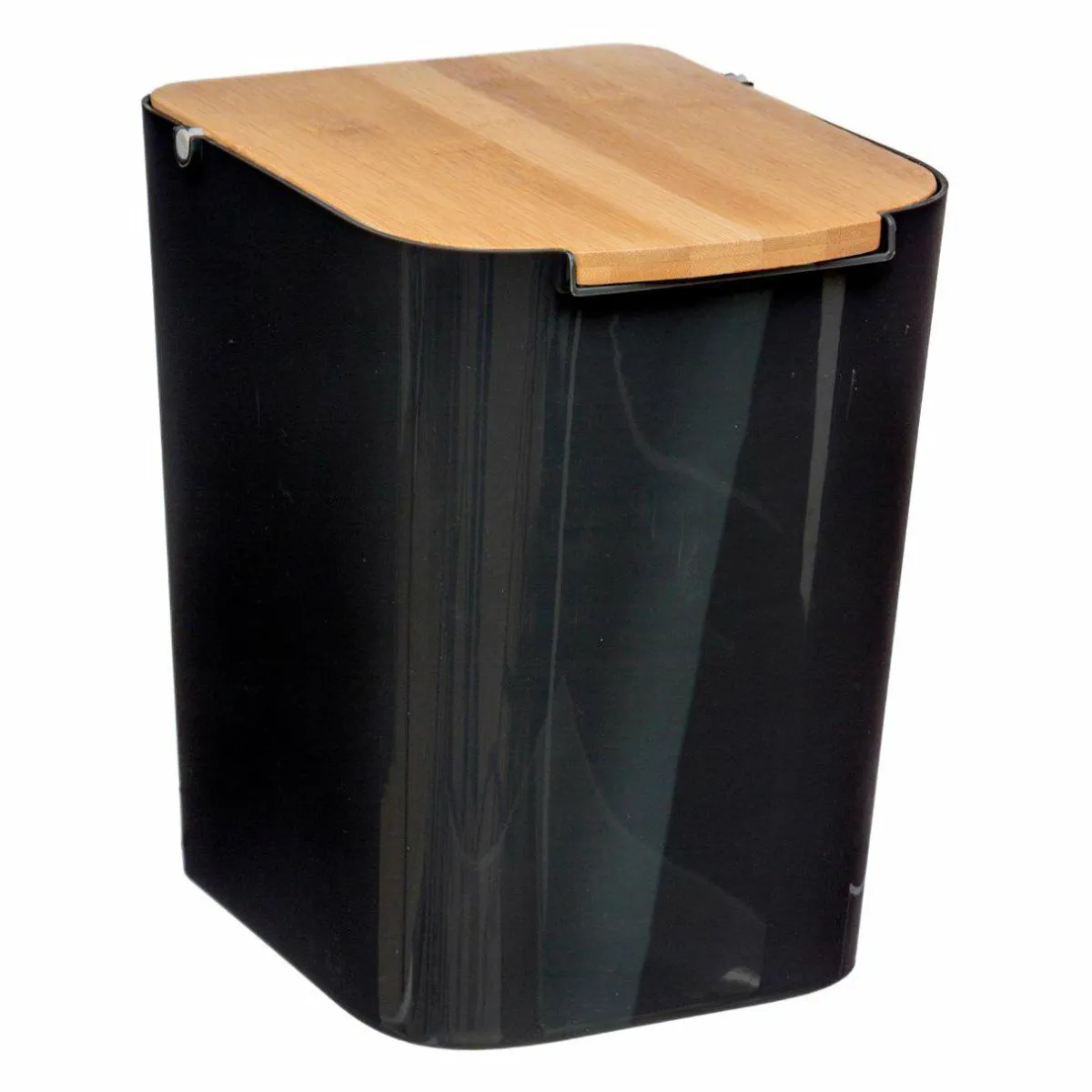 ATMOSPHERA Poubelle en bambou (H24 cm) Baltik Noir Hot