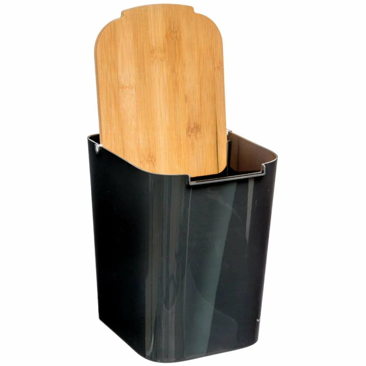 ATMOSPHERA Poubelle en bambou (H24 cm) Baltik Noir Hot