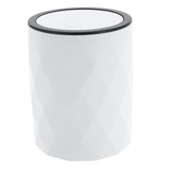 TENDANCE Poubelle salle de bain 6L Rubby Blanc Sale