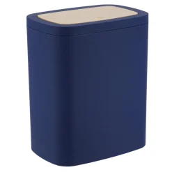 TENDANCE Poubelle salle de bain 5L Cosy Bleu marine Outlet