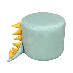 EMINZA Pouf enfant (H25 cm) Dino Vert Hot