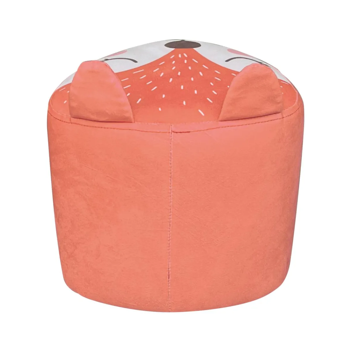 EMINZA Pouf enfant (H25 cm) Renardeau Orange Sale