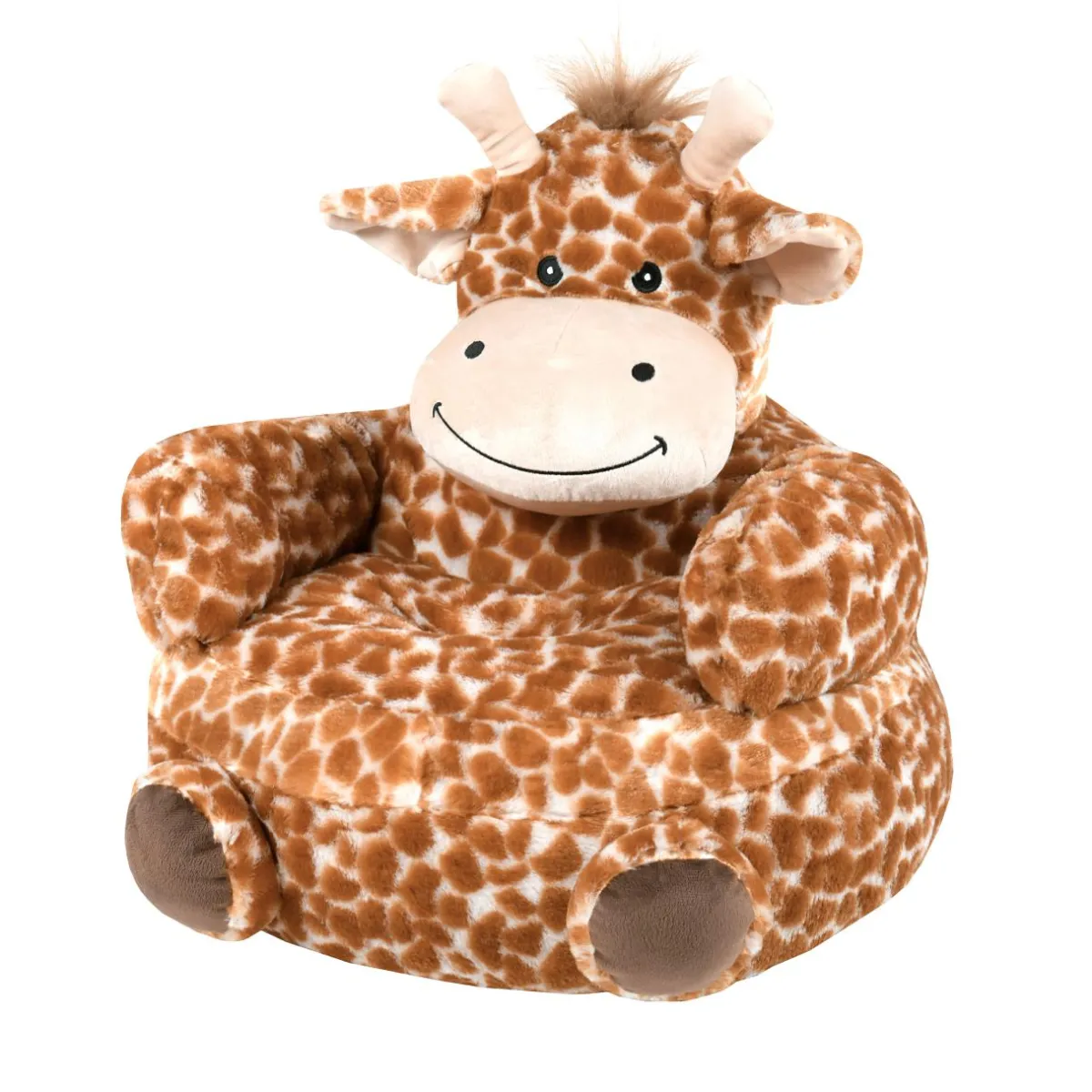 STOF Pouf peluche girafe enfant (45 cm) Jeanine Marron Camel Online