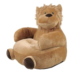 STOF Pouf peluche lion enfant (45 cm) Zimba Marron Camel Clearance