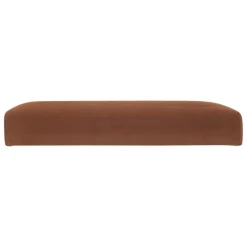 ATMOSPHERA Pouf pliable simple velours ( 38 x 38 cm) Tess Ambre Hot