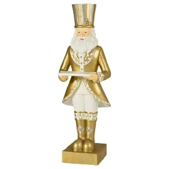 EMINZA Père Noël Géant (H175 cm) Gabriel costumé Or