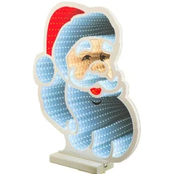 KAEMINGK Père Noël lumineux 192 LED (H30 cm) Infinity Blanc froid/ Multicolore Best
