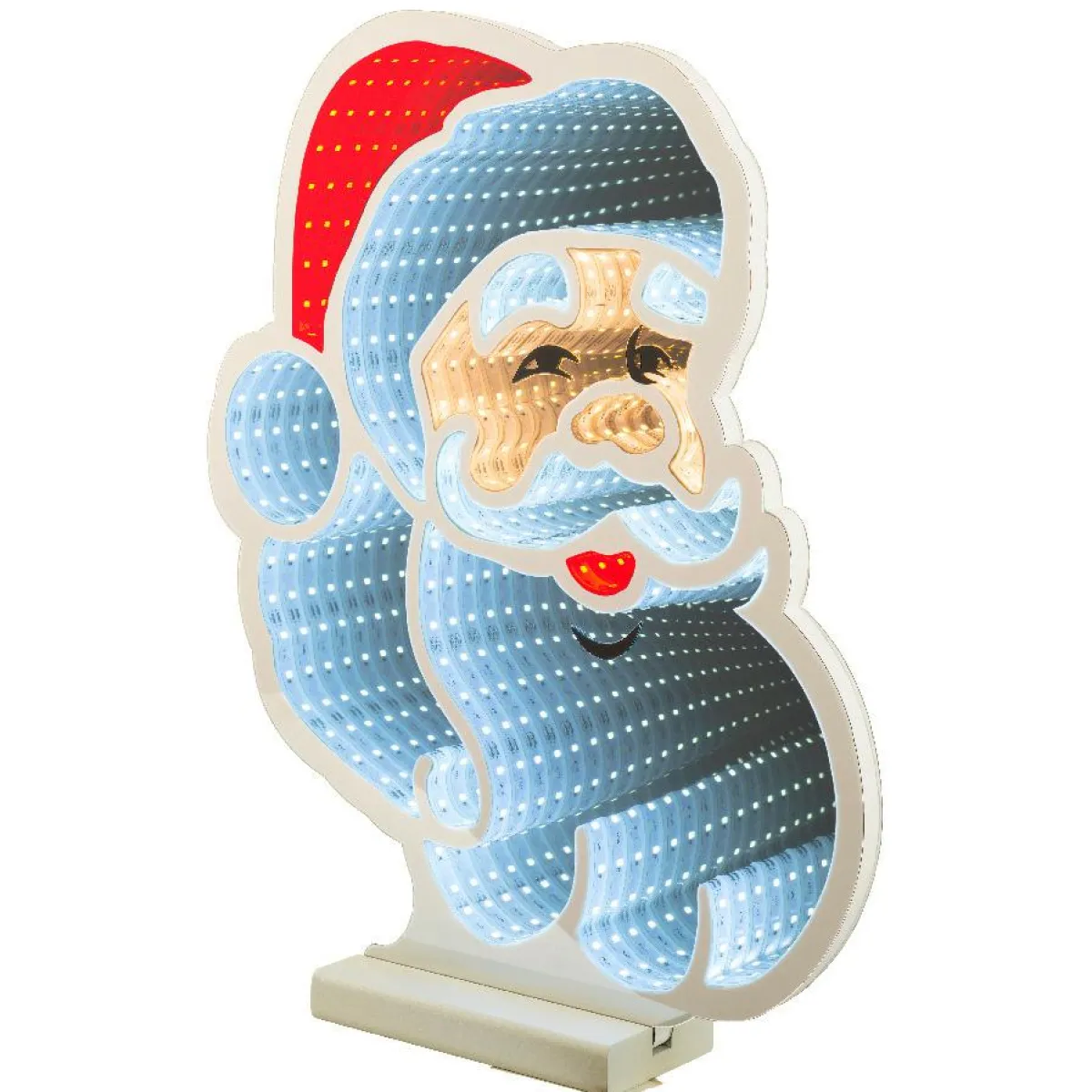 KAEMINGK Père Noël lumineux 192 LED (H30 cm) Infinity Blanc froid/ Multicolore Best