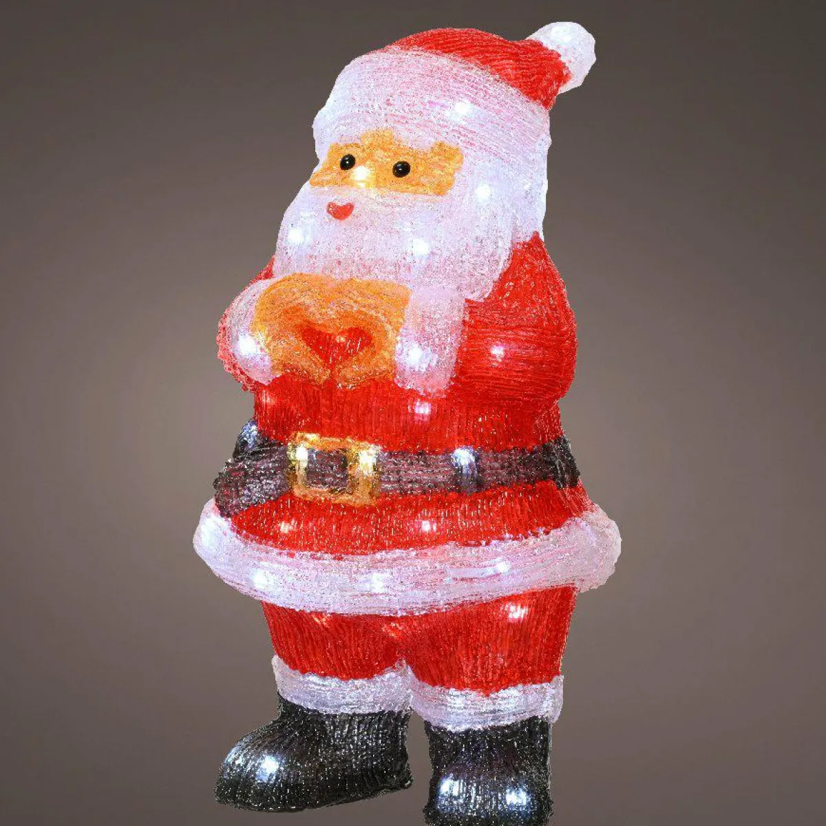 EMINZA Père Noël lumineux 60 LED (H41 cm) Billy Blanc froid Clearance