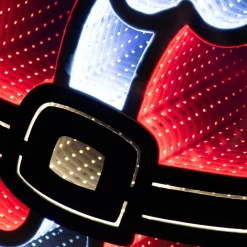 KAEMINGK Père Noël lumineux 891 LED (H120 cm) Infinity Blanc froid et Multicolore Sale