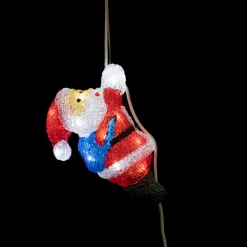 Feeric Lights & Christmas Père Noël lumineux à piles 20 LED (H23 cm) Jeannot Blanc froid Outlet