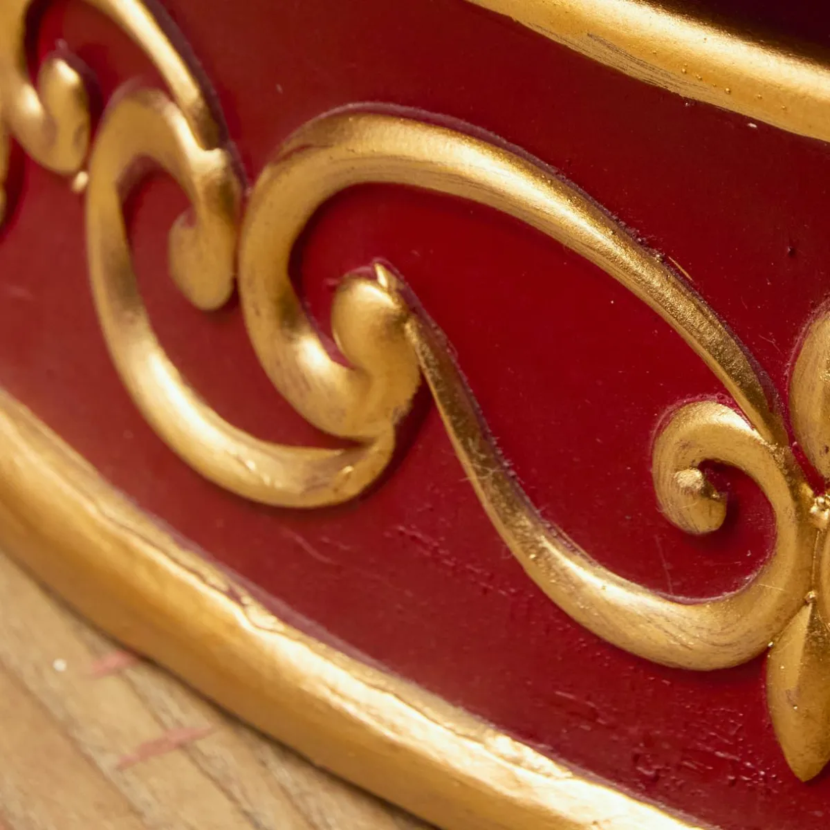 EMINZA Père Noël traditionnel Géant (H170 cm) Tournée de cadeaux Rouge Sale
