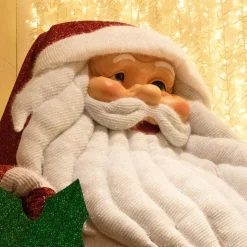 KAEMINGK Père Noël traditionnel Géant (H300 cm) Ulrik Rouge Hot