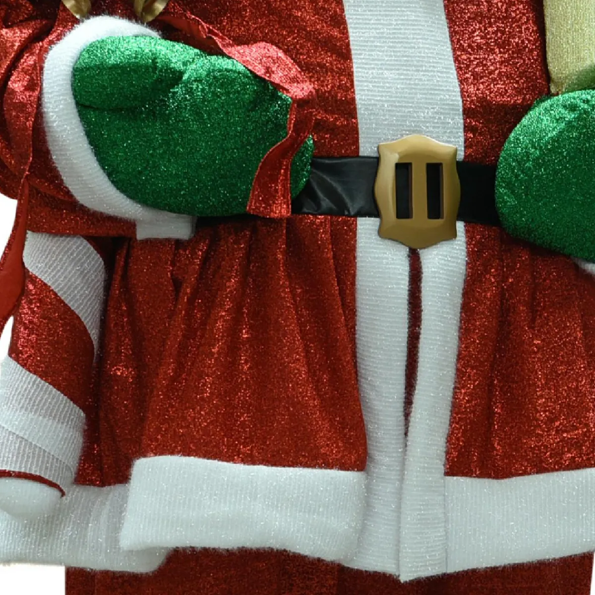 KAEMINGK Père Noël traditionnel Géant (H300 cm) Ulrik Rouge Hot