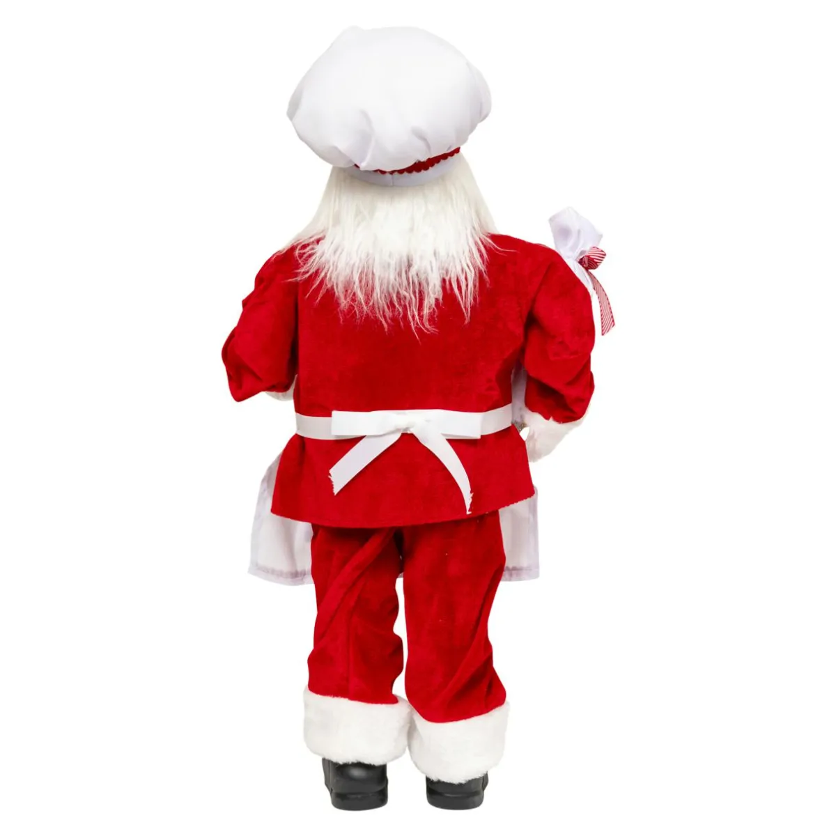 JJA Père Noël traditionnel (H60 cm) Gautier le cuisinier Rouge Clearance