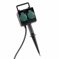 KAEMINGK Prise piquet de jardin 2 pôles Outlet