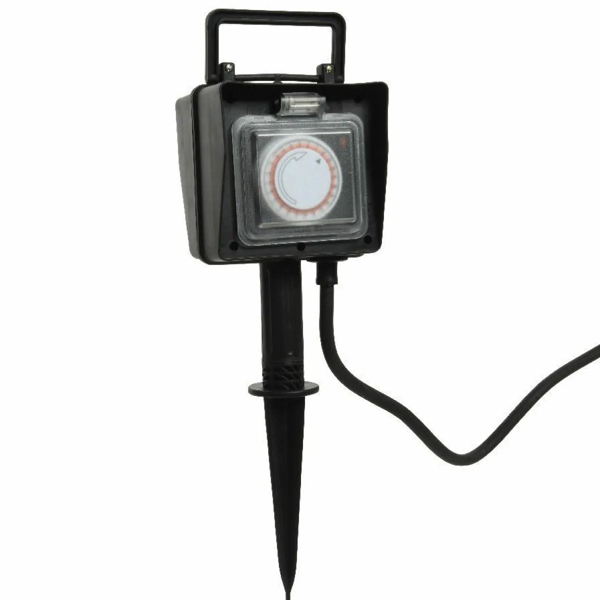 KAEMINGK Prise piquet de jardin programmable 2 pôles New