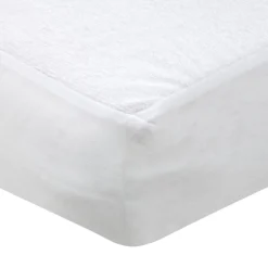 STOF Protège-matelas alèse éponge imperméable (160 x 200 cm) Sonia Blanc