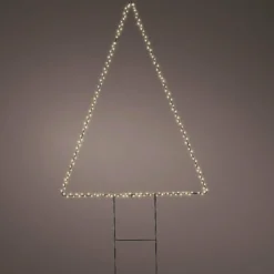 KAEMINGK Pyramide lumineuse 180 LED (H77 cm) Sapin Blanc chaud