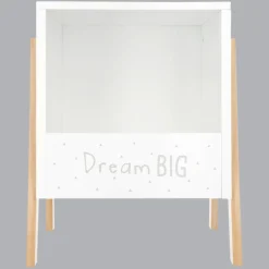 ATMOSPHERA Rangement enfant casier bois (H40 cm) Ecriture Blanc Best