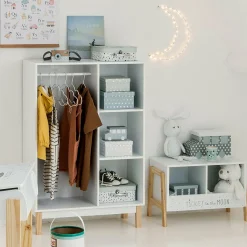 ATMOSPHERA Rangement enfant casier double (H40 cm) Ecriture Blanc Online