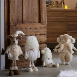 KAEMINGK Renard de Noël debout (H41 cm) Etoile scandinave dée Or Discount