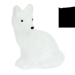 JJA Renard lumineux solaire 40 LED (H40 cm) Yuki froid Blanc