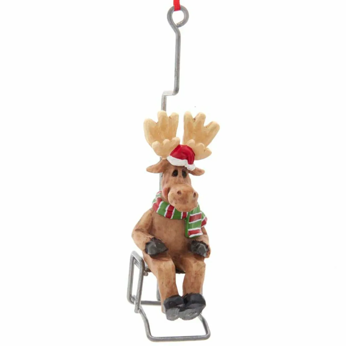 CHRISTMAS INSPIRATIONS Renne à suspendre (H13 cm) Télésiège Marron Online