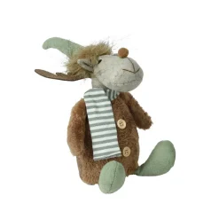 KAEMINGK Renne de Noël déco (H31 cm) Andie Menthe blanche Vert menthe Clearance