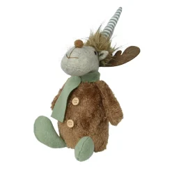 KAEMINGK Renne de Noël déco (H31 cm) Billie Menthe blanche Vert menthe Outlet