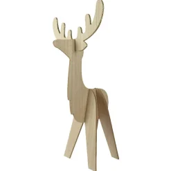 KAEMINGK Renne de Noël en bois (H48 cm) Esprit scandinave Naturel Online