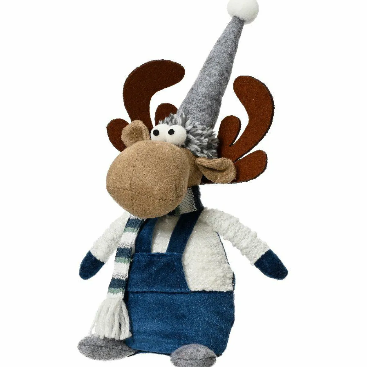 KAEMINGK Renne de Noël (H30 cm) Gaby en Blanc Sale
