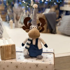 KAEMINGK Renne de Noël (H30 cm) Gaby en Blanc Sale