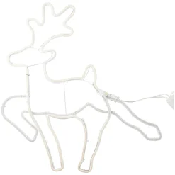 KOOPMAN Renne de Noël lumineux 343 LED (H59 cm) Néon Moov light Blanc chaud Discount