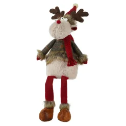 KAEMINGK Renne jambes souples (H70 cm) Duncan écharpe Rouge Outlet