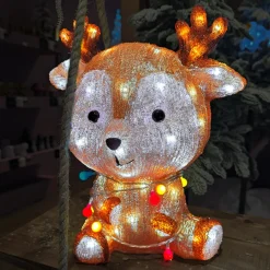 EMINZA Renne lumineux 72 LED (H38 cm) Baby Coco Multicolore Online