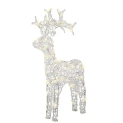 EMINZA Renne lumineux souple 80 LED (H89 cm) Skoll Blanc chaud Best