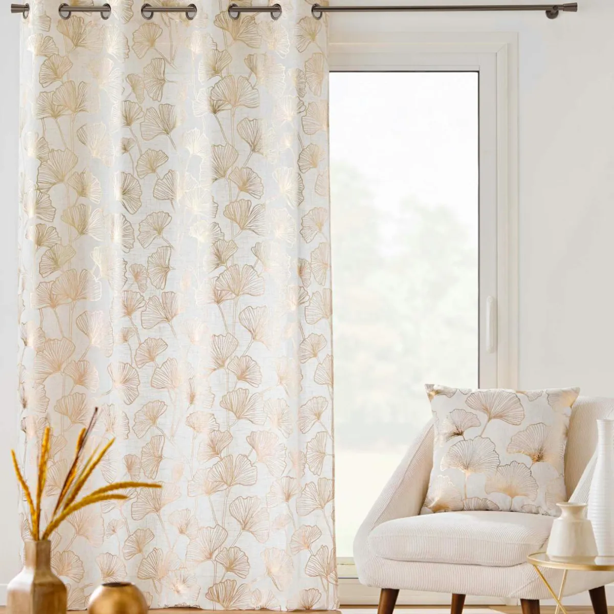 douceur d'intu017drieur Rideau (140 x 280 cm) Kenzy Beige Online