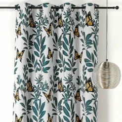 LINDER Rideau (140 x 270 cm) Mariposa Orange Hot
