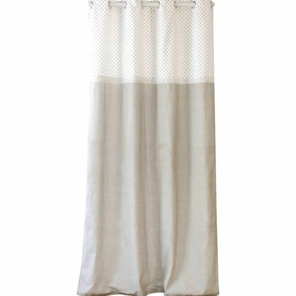 ENJOY HOME Rideau (140 x H240 cm) Romantique dentelle Beige