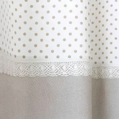 ENJOY HOME Rideau (140 x H240 cm) Romantique dentelle Beige